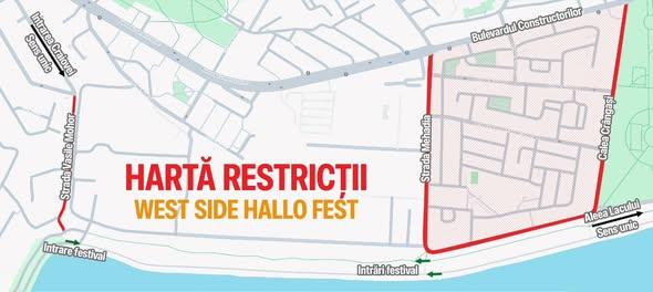 ATENȚIE ȘOFERI! TRAFIC RESTRICȚIONAT DE HALLO FEST
