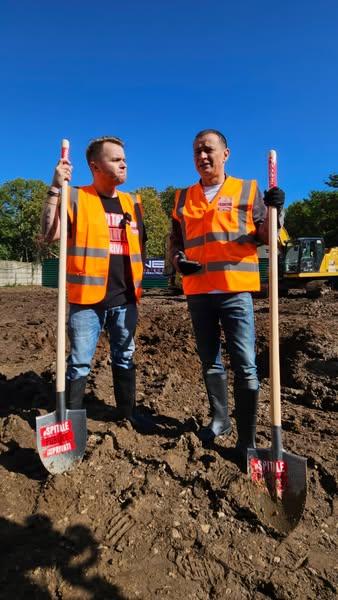 Așezarea pietrei de temelie a noii clinici de psihiatrie pediatrică