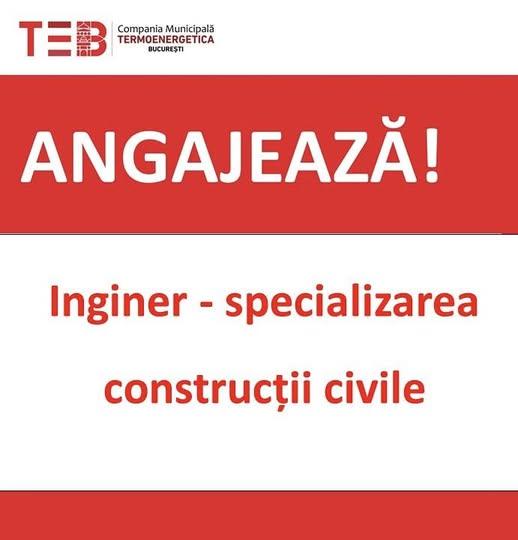 Concurs de angajare la Compania Municipală Termoenergetica București