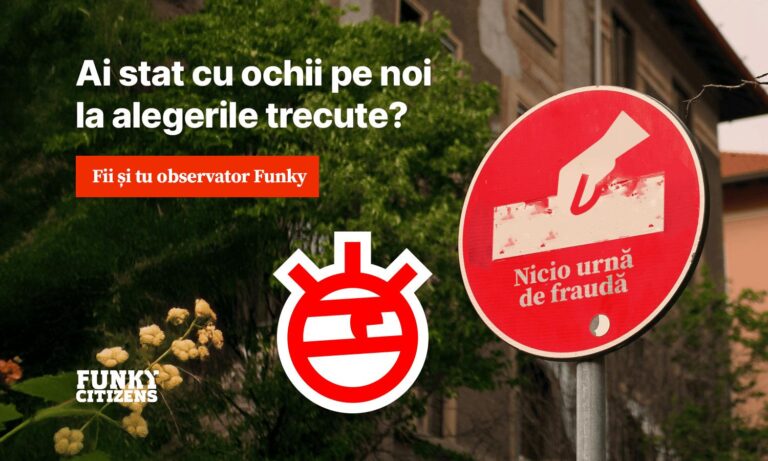 Funky Citizens caută observatori pentru alegerile locale din 7 decembrie