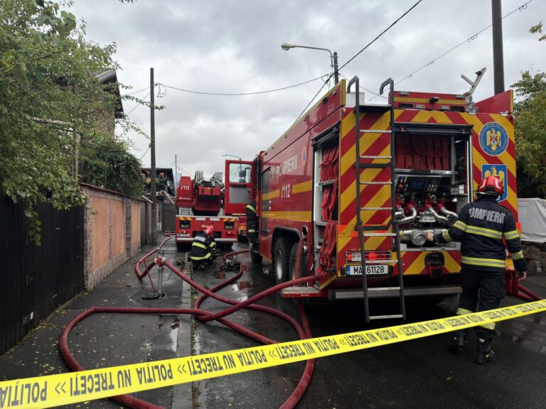 Incendiu în Sectorul 3 al Capitalei: Intervenție de urgență a ISU