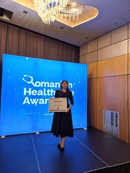 Maria Mihailov-Gălușcă, premiată pentru excelență în domeniul sănătății