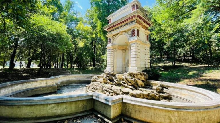 Primăria Capitalei reia eforturile de restaurare a Fântânii Cantacuzino din Parcul Carol, cu lucrări estimate la doi ani
