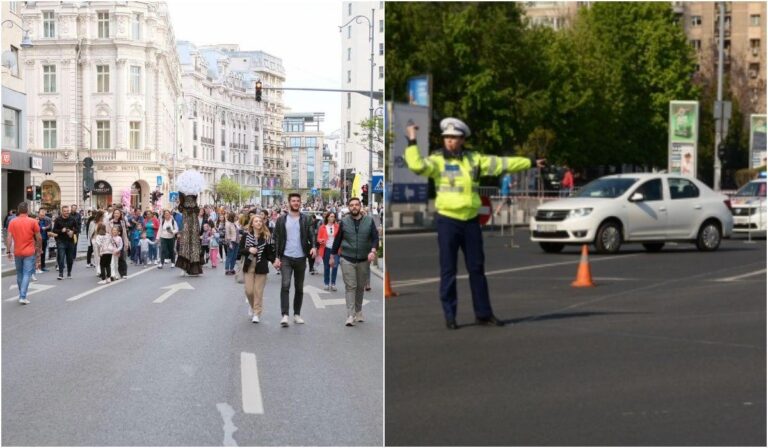 Restricții de trafic în București în acest weekend din cauza mai multor evenimente