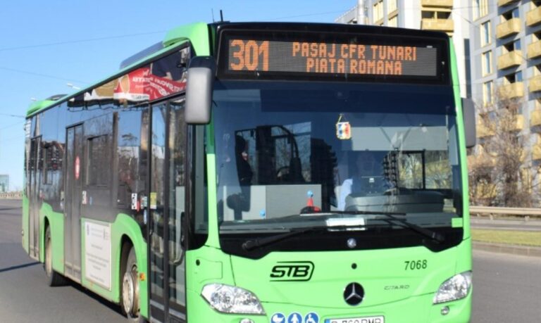 STB prelungește linia 301 până la „Pasaj CFR Tunari”