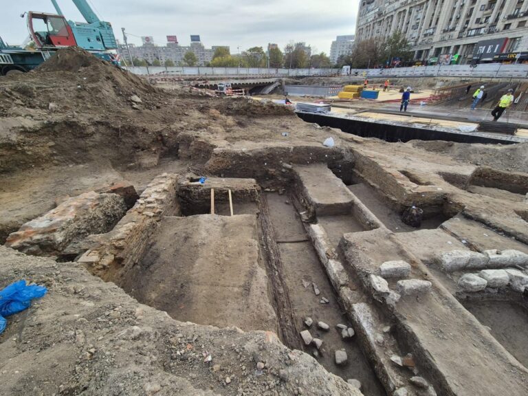 Secretele vechiului sistem de canalizare din București, adus la lumină de Șantierul de la Planșeul Unirii