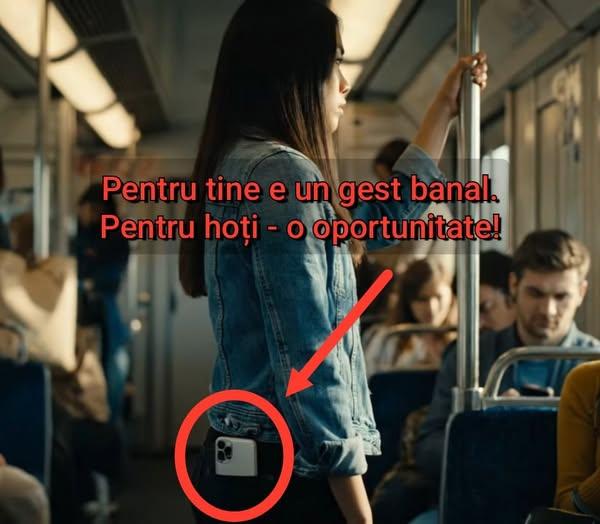 Un bărbat prins în flagrant după ce a furat un telefon