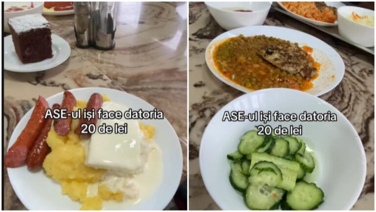 Un student la ASE, încântat de prânzul său accesibil și gustos. Unde poți savura un fel principal, un desert și o băutură cu doar 20 de lei