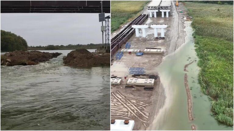 Vești pozitive de pe A0 Nord: șantierul de la Cernica își revine după inundații