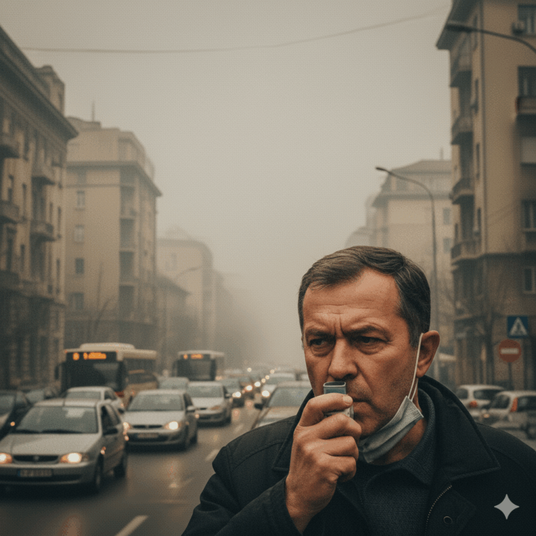 Aerul poluat din București dublează numărul îmbolnăvirilor la fiecare 10 ani