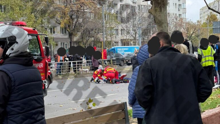Accident grav în București: Femeie rănită de un cablu STB rupt