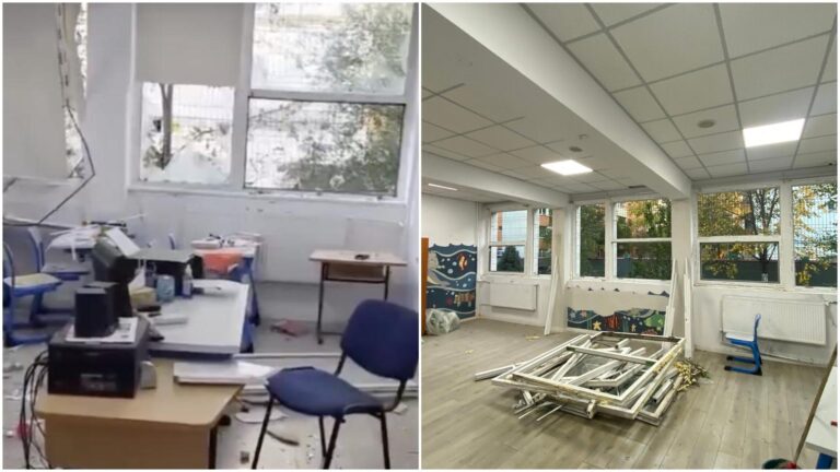 Elevii de la Liceul Bolintineanu se pregătesc să revină la cursuri după reparații