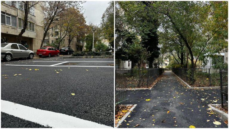 Modernizarea unei zone din cartierul Militari: trotuare, parcări și carosabil refăcute