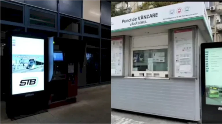 Panouri digitale arată în timp real sosirea vehiculelor STB în stații