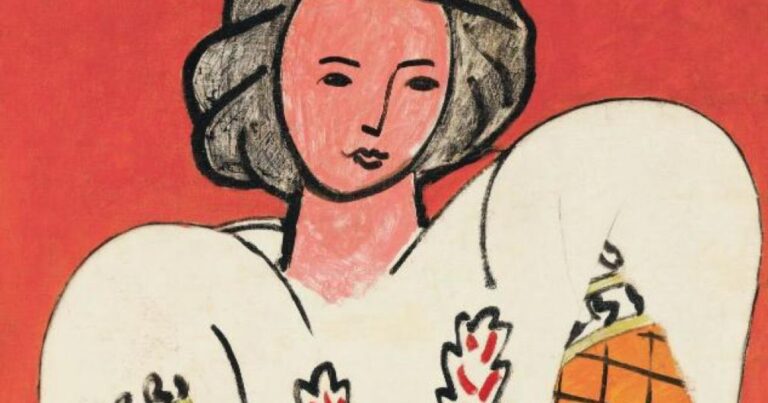 Tabloul „La Blouse Roumaine” de Henri Matisse, expus la București până în februarie