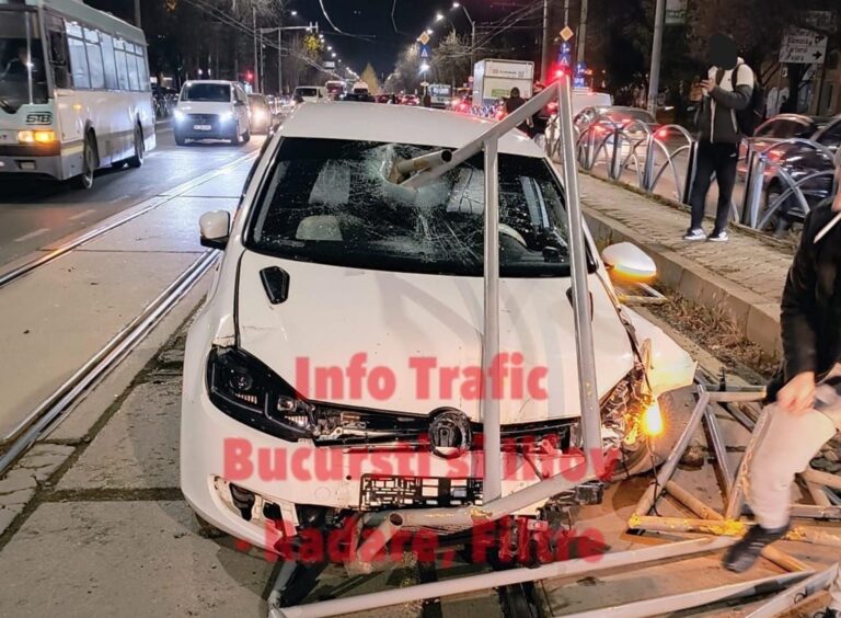 Accident pe linia de tramvai de pe Bd. Bucureștii Noi – Linia 53 blocată