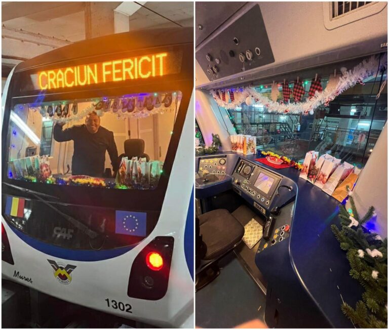Magia Sărbătorilor la metrou: Cadouri de Crăciun pentru copii