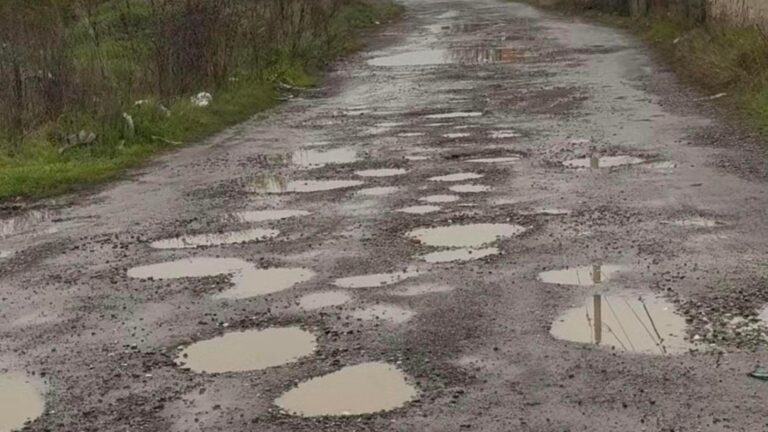Strada ND Cocea din Sectorul 5, afectată de gropi