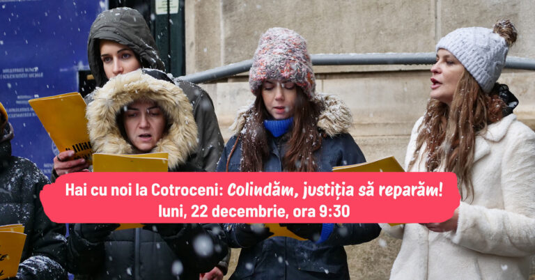 Colindele pentru justiție vor umple luni Palatul Cotroceni