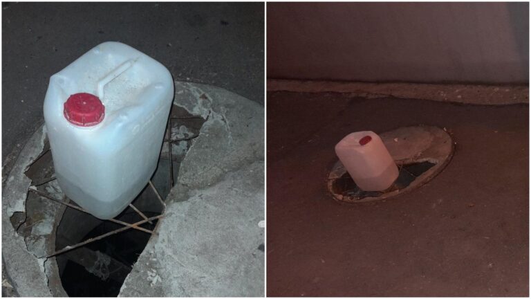 Capcană pe trotuar în Sectorul 5: un capac de canal distrus pune în pericol trecătorii