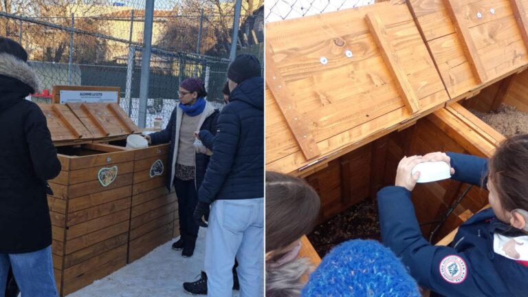 Un punct de compostare a fost inaugurat la Școala 150 din Cotroceni