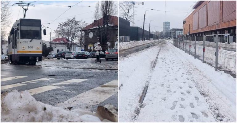 Cum se deszăpezea acum 100 de ani în București și cum arată acum liniile de tramvai în 2026