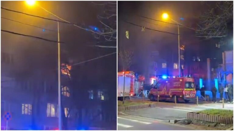 Incendiu violent în Capitală, în zona Apusului. Pompierii intervin pentru stingerea flăcărilor