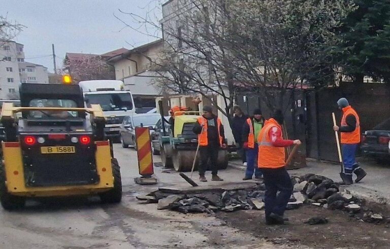 Încep lucrările de asfaltare în Sectorul 4