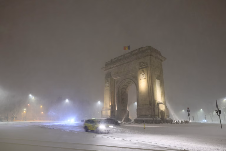 Ninsori și polei în București: Prognoza meteo actualizată