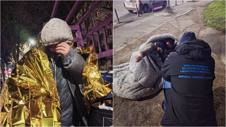 Sute de persoane fără adăpost au fost găzduite noaptea trecută în centre