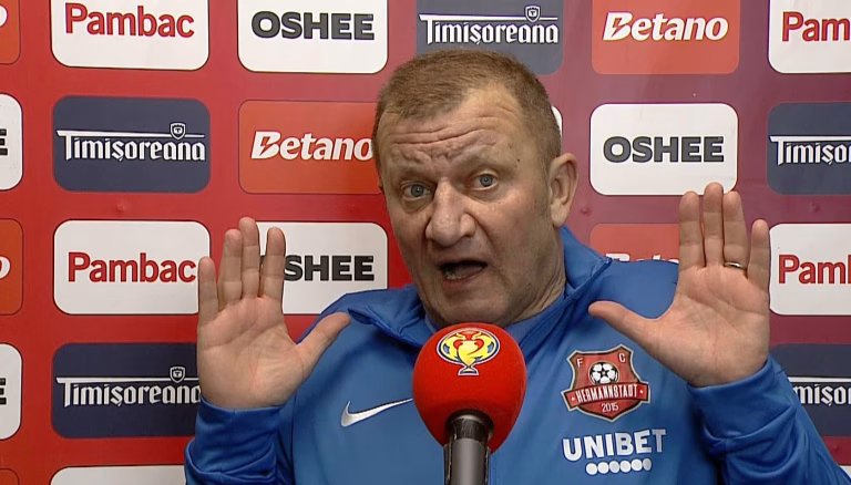 Dorinel Munteanu, demis de la Hermannstadt după 0-1 cu CFR