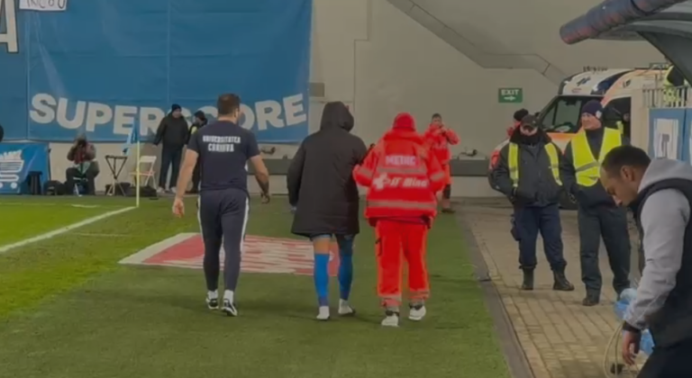 Jucător de la Craiova, la oxigen după meciul cu FCSB