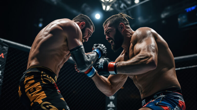 Luptător de 110 kg contra unui sportiv fără picioare: bizarerie totală