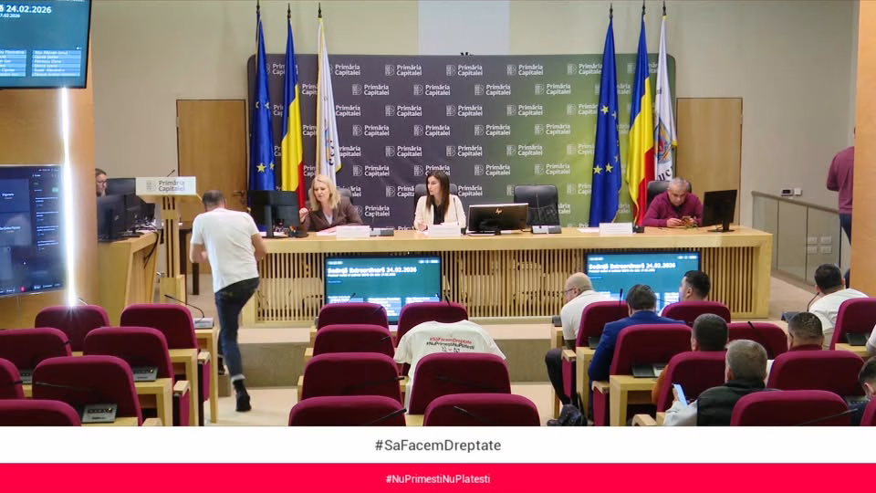 Primăria Capitalei discută proiectul „Nu primești, nu plătești - Bucuresti