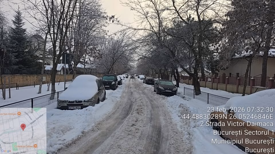 Romprest a depășit termenul la deszăpezirea străzilor din Sectorul 1 - Bucuresti