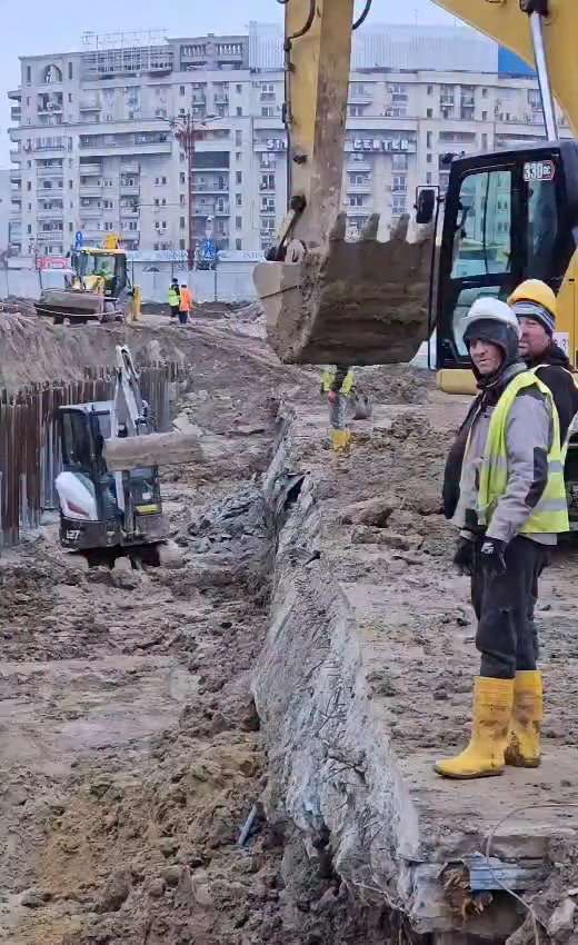 Se lucrează non-stop la Planșeul Unirii, înainte de iarnă
