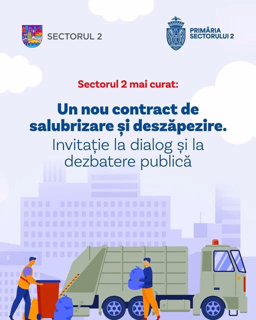 Sectorul 2 face a doua dezbatere pentru gunoaie și zăpadă