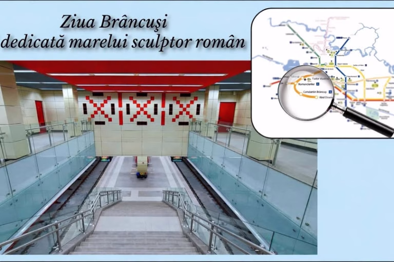 Stația de metrou Constantin Brâncuși sărbătorește astăzi artistul
