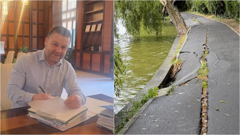 Autorizația de Construire pentru consolidarea malurilor Lacului Herăstrău a fost semnată. Primarul anunță începerea lucrărilor