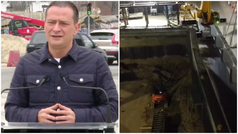 Montarea tablierului de la pasajul Apărătorii Patriei va dura o lună, anunță primarul Băluță