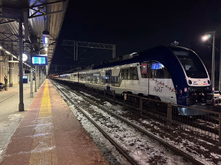 Recepția primei rame electrice PESA în România