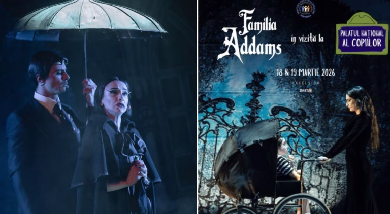 Reprezentanții speciale ale musicalului „Familia Addams” la Palatul Copiilor din București