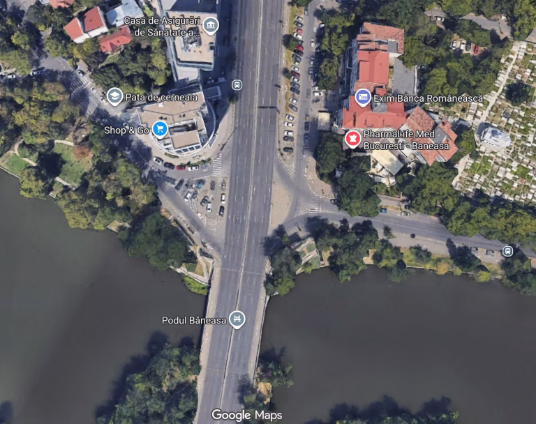 Restricții nocturne pe DN1, în zona podului Băneasa. Drumul va fi redus la două benzi