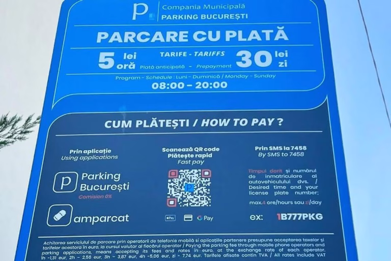 Șoferii cu mașini electrice și hibrid, aproape de eliminarea parcării gratuite