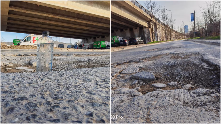 Vestigiul istoric de sub podul de la Pipera: un crater uriaș