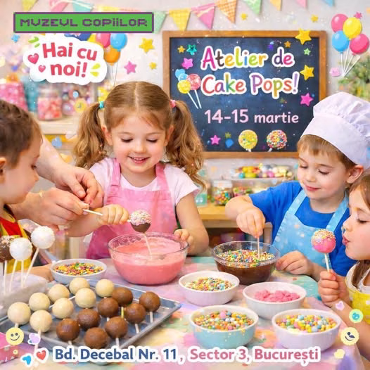 Cake pops și praf magic la Muzeul Copiilor din București - Bucuresti