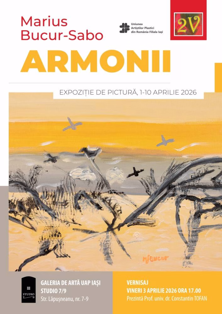Expoziție Marius Bucur-Sabo la Iași, dar merită știut