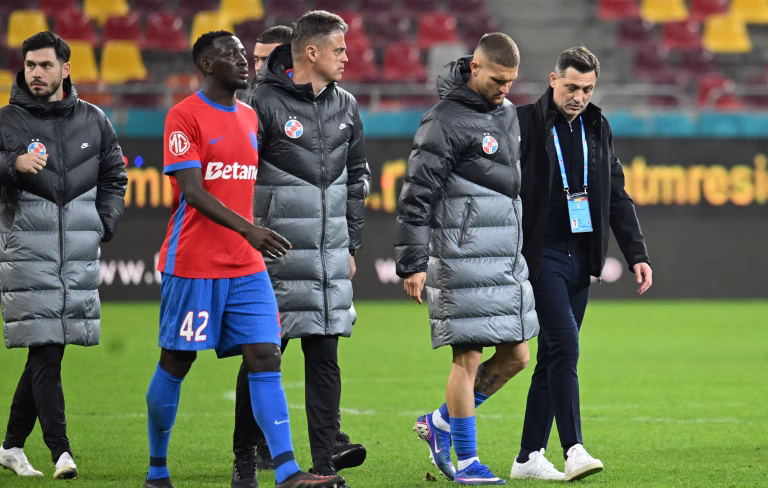 FCSB lovită din nou: încă un jucător accidentat