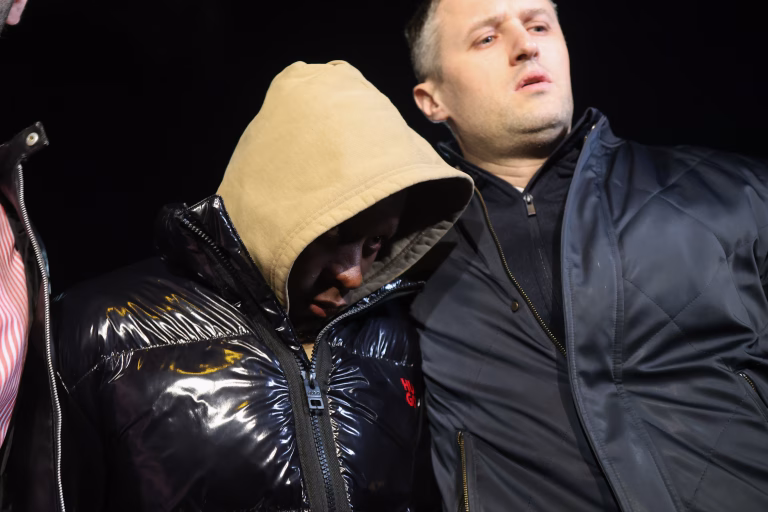 Fotbalistul de la Rapid, audiat după accident în București