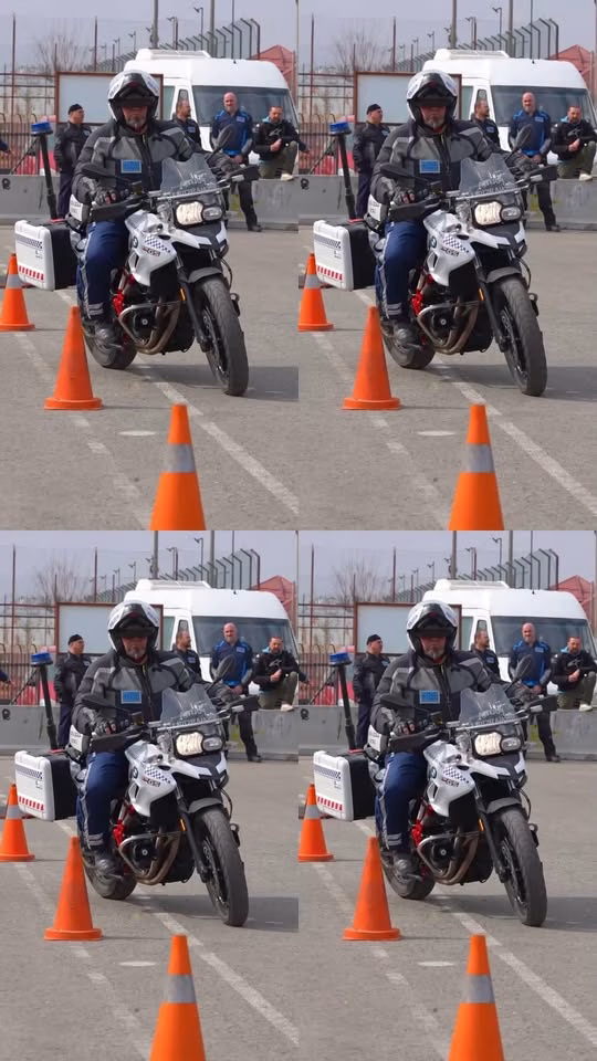 Polițiștii motocicliști din Sectorul 3 se antrenează pentru vară - Bucuresti